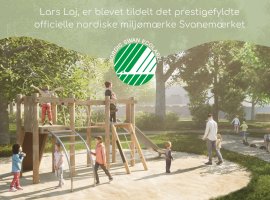 Lars Laj er blevet tildelt det prestigefyldte officielle nordiske miljømærke Svanemærket. 