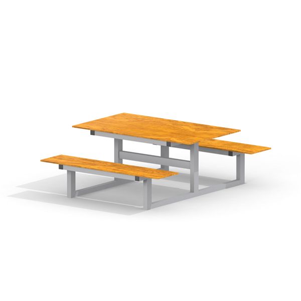 Bord og bænk HPL for børn, moderne design til udendørs brug