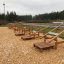Træningsudstyr Platform 90 i en udendørs fitnesspark