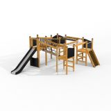 Challenger Natur II - Klatretårn med rutsjebane