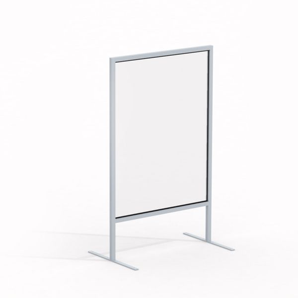 Moderne Curtain glass wall 60 x 80 cm på stålstativ