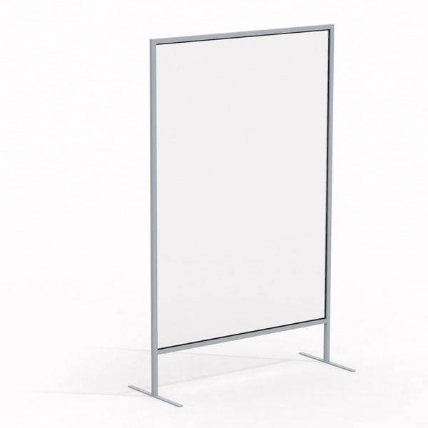 Moderne glasvæg-system på 100 x 140 cm med minimalistisk design.