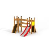 Mini Leg II – Legehus med rutsjebane (3+)