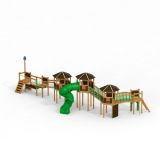 Skov - Klatresystem - Legetårne med rutsjebane