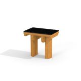 Fitness bænk (træ) høj