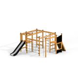 Gorilla Natur - Legetårn med rutsjebane og klatrenet