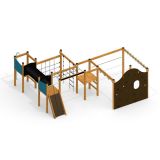 Motorrikken Natur - Klatretårn med tunnel og klatrevæg