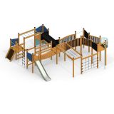 Kæmpen Natur - Legetårne med rutsjebane og tunnel