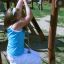 Girl plays on Yellowstone