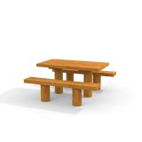 Bord / bænk i robinia