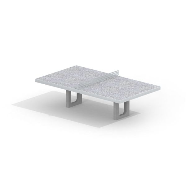 Bordtennisbord Beton til Forankring på hvid baggrund