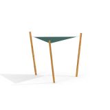 Solsejl Trekant 3x3x3 Nature