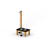 Sand- og vandleg legebord Natur