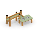 Sand- og vandleg system Natur