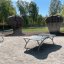 Tennisbord Organisk UV resistant placeret i en udendørs park